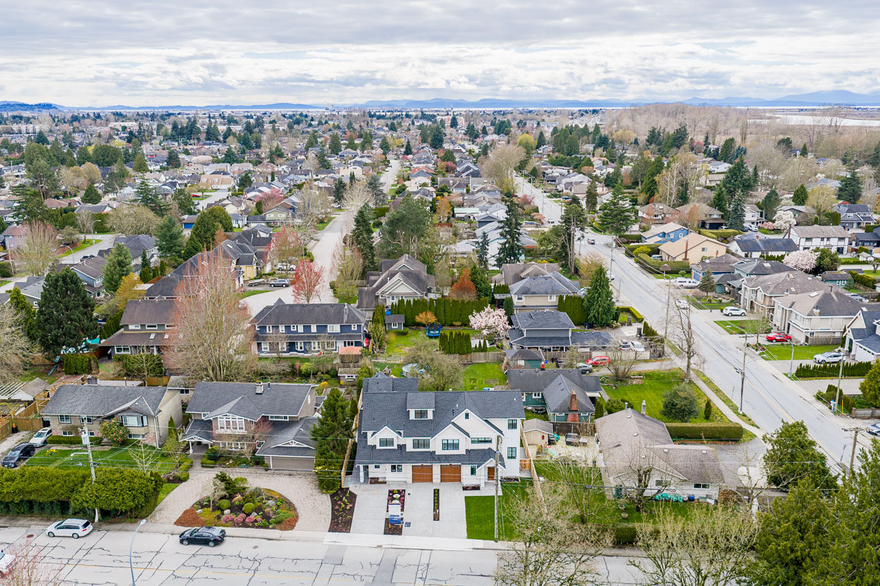 Crescent – aerial view of the site in Ladner