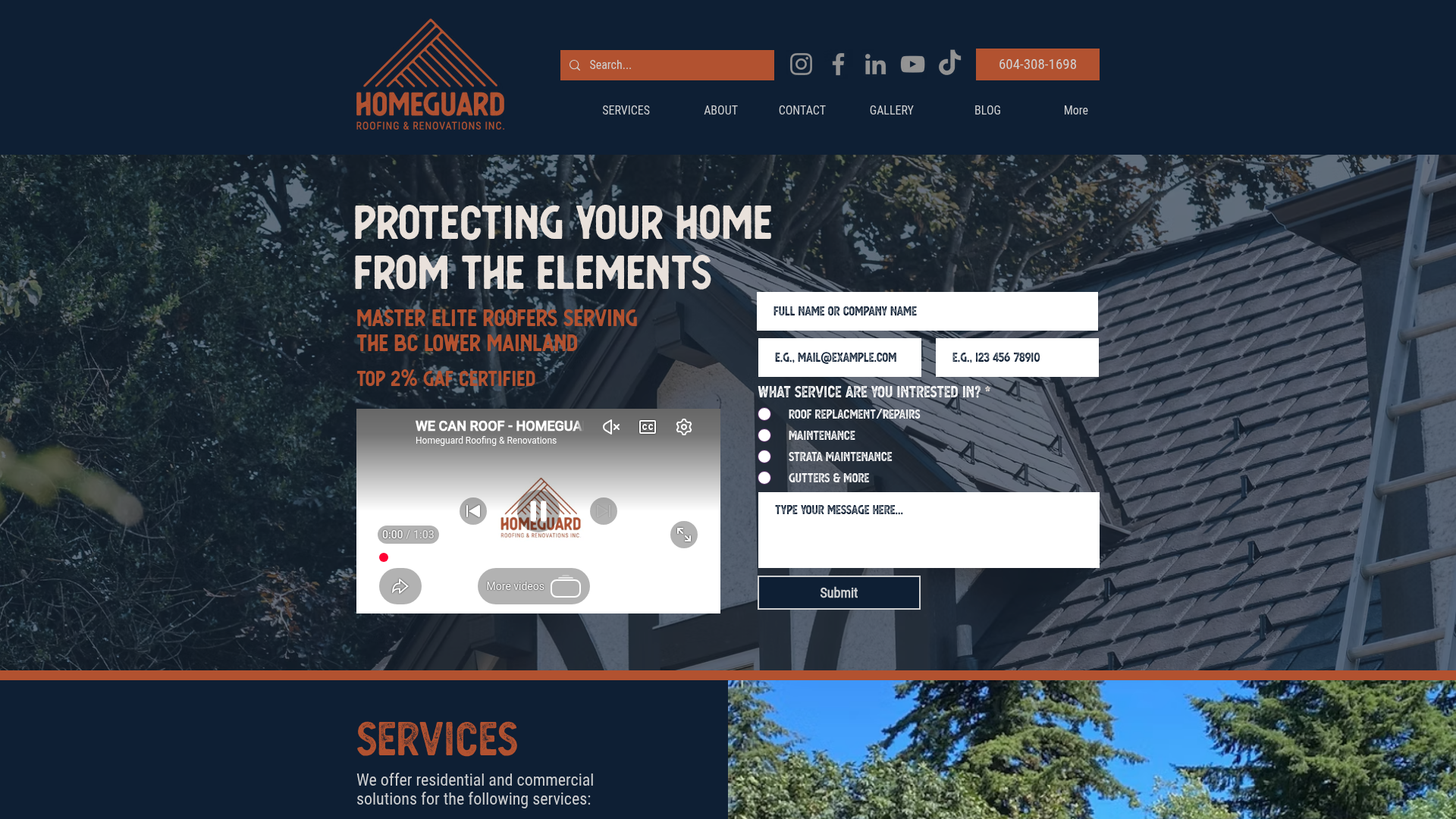 Turning Trade Credibility Into a Homeowner-Ready Brand – Homeguard Roofing & Renovations (Fraser Valley / Lower Mainland BC). Case study hero image.